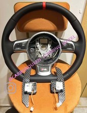 Volante de couro completo para Audi R8/TT/ TTRS/ 2008-2015 FABRICANTE DE EQUIPAMENTO ORIGINAL COM PÁS comprar usado  Enviando para Brazil