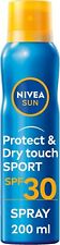 NIVEA SUN PROTECT & DRY TOUCH SONNENSCHUTZBALSAM IM SPRAY SPF30 200ML comprar usado  Enviando para Brazil