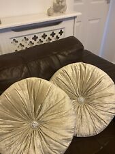 Round crushed velvet for sale  NEWPORT