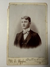 Usado, Foto de cartão de gabinete Marshall Texas 1880 Walter Strength homem bonito vintage comprar usado  Enviando para Brazil