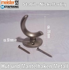 Kleiderhaken huthaken metall gebraucht kaufen  Eitorf