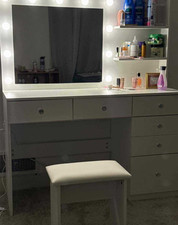 White vanity desk for sale  North Las Vegas