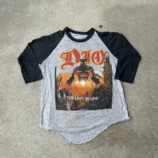 Camiseta gráfica vintage 1984 Dio The Last In Line European Tour comprar usado  Enviando para Brazil