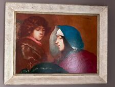 Dipinto tempera cartone usato  Napoli