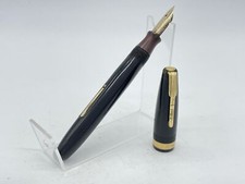 Caneta-tinteiro vintage Waterman EUA Ideal Patrician dourada nova na caixa preta, usado comprar usado  Enviando para Brazil