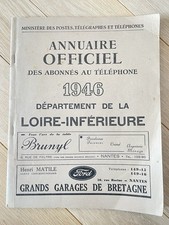Ancien annuaire officiel d'occasion  Nantes-