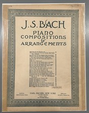 Bach piano compositions for sale  Philadelphia
