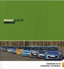Brochure Catalogue RENAULT Clio 20th 03/2010 France, usado comprar usado  Enviando para Brazil