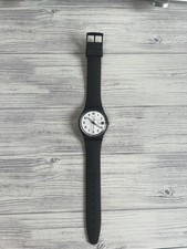 Usado, Swatch Once Again GB743S26 relógio masculino de plástico preto, janela de data e dia, WaterRe comprar usado  Enviando para Brazil