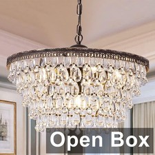 Crystal chandelier light for sale  Hendersonville