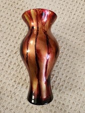 Glass vase red for sale  Zion