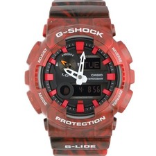 CASIO G-SHOCK G-LIDE GAX-100MB-4AJF Marble Red Analog Digital Watch Mens Quartz, usado comprar usado  Enviando para Brazil
