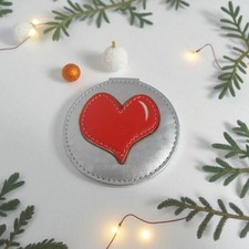 Specchietto cuore rosso usato Specchietto cuore rosso usato  Contursi Terme