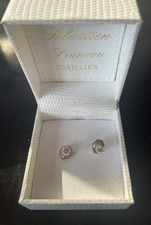 Puces oreilles diamants d'occasion  La Seyne-sur-Mer