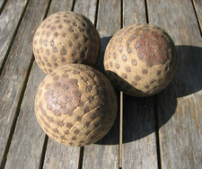 Boules pétanque ancienne d'occasion  Neuville-aux-Bois