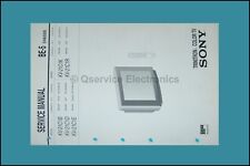 Sony KV-21C1 Trinitron TV CRT Original Impresso Manual de Serviço Diagramas Completos comprar usado  Enviando para Brazil