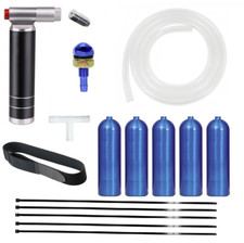 Mini kit de óxido nitroso para motocicleta Pocketbike bicicleta a gás 50-250 cc com 5 garrafas NOS, usado comprar usado  Enviando para Brazil