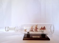 Vintage glass ship for sale  LONDON