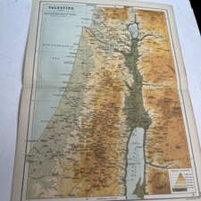 1910 antique map for sale  LEICESTER