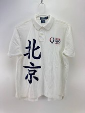 Camisa polo masculina Ralph Lauren 2008 Olimpíadas de Pequim tamanho XL algodão branco comprar usado  Enviando para Brazil