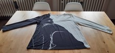 Langarmshirt schwarz weiß gebraucht kaufen  Solingen