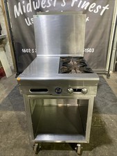 Fogão a gás usado US Range 2 queimadores com superfície plana à esquerda TESTADO, usado comprar usado  Enviando para Brazil