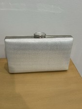 Silver evening clutch for sale  Hanover
