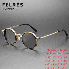 Óculos de sol redondos de metal punk fotocromático moda masculina feminina  comprar usado  Enviando para Brazil