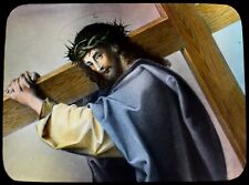 Usado, Lanterna mágica Slide ROLANDO A CRUZ C1890 ILUSTRAÇÃO RELIGIÃO DE JESUS comprar usado  Enviando para Brazil