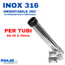 Portacanna acciaio inox usato  Monte di Procida