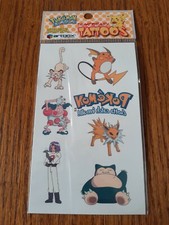 Tatouages temporaires pokémon d'occasion  Pérenchies