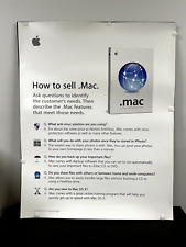Usado, Antigo, Raro Computador Apple "Como Vender .mac" Internet Essentials Pôster 2003 comprar usado  Enviando para Brazil