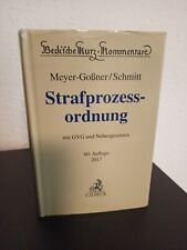 Strafprozessordnung stpo komme gebraucht kaufen  Bamberg