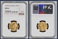 1919 canada gold for sale  TORQUAY