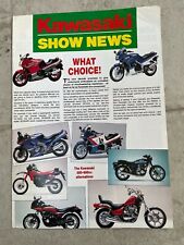 Kawasaki show news for sale  CHICHESTER