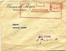 (B2372) b. affrancatura meccanica BOLZANO BANCO DI ROMA del 1937 per città comprar usado  Enviando para Brazil