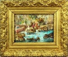 Dipinto olio cartoncino usato  Roma