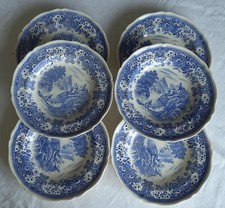 Assiettes creuses bleues d'occasion  Cherbourg-Octeville-