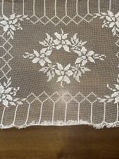 Vintage lace throw for sale  GLOSSOP