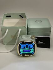 Divoom ZOOE Pixel Art relógio alto-falante portátil retrô Bluetooth testado funcionando! comprar usado  Enviando para Brazil