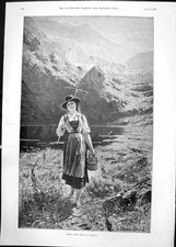 Old antique print for sale  UK