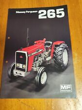 Massey Ferguson 265 Prospekt NIEDERLÄN.  tractor traktor brochure 25 comprar usado  Enviando para Brazil