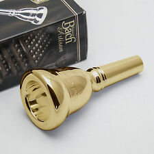 Bocal de trombone Bach 5G ouro 24K artesanal haste grande NOVO! comprar usado  Enviando para Brazil