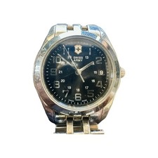 Usado, RELÓGIO MASCULINO DE QUARTZO VICTORINOX 24657 ALIANÇA DO EXÉRCITO SUÍÇO Cristal de Safira Preta comprar usado  Enviando para Brazil