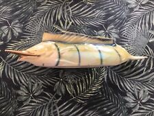 Vintage Antigo Pates Cerâmica Espadarte Marlin Kingfish Deco Meio Século, usado comprar usado  Enviando para Brazil