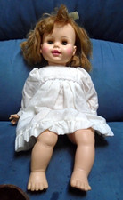 Usado, Boneca bebê HORSMAN 18" vinil e pano cabelo loiro verde olhos sonolentos 1967 comprar usado  Enviando para Brazil