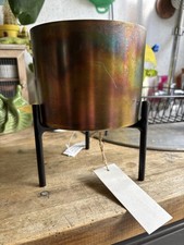 Copper plant pot for sale  ISLEWORTH
