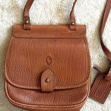 Bolsa de ombro Polo Ralph Lauren couro genuíno com granulação vintage edição limitada comprar usado  Enviando para Brazil