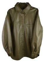 Green faux leather for sale  SITTINGBOURNE