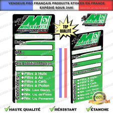 Autocollant entretien voiture d'occasion Autocollant entretien voiture d'occasion  Orange